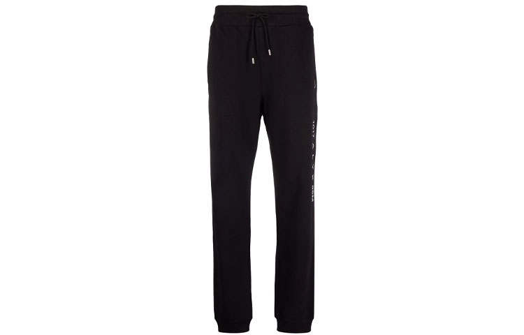 1017 ALYX 9SM Knitted Sweatpants Women's Black Moderate Cuffed Pants