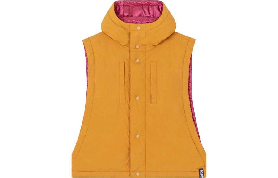 MERRELL Vests Women's Khaki Hooded Non Detachable Moderate Other