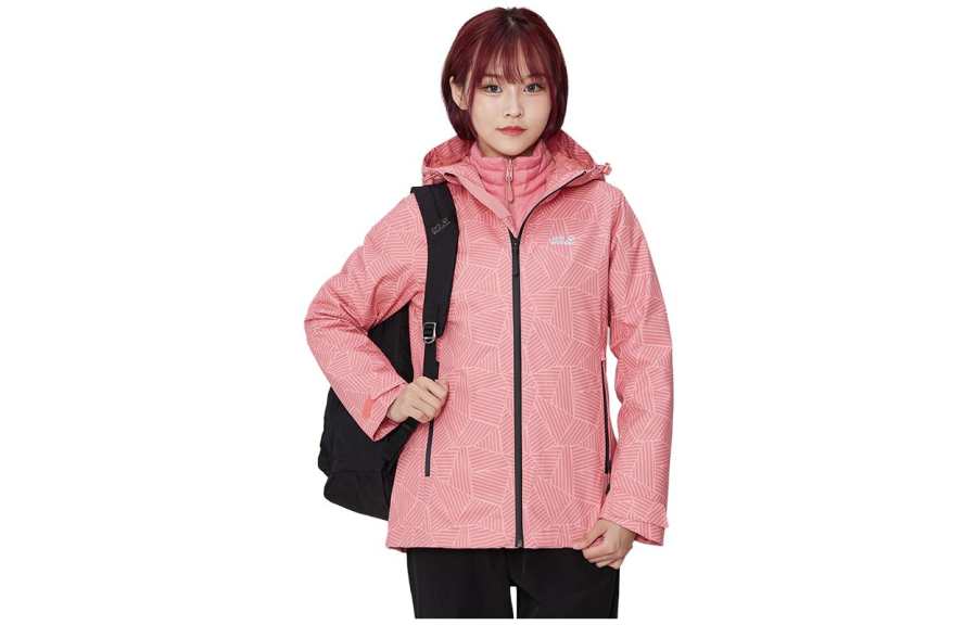 Jack Wolfskin Waterproof And Windproof Windbreaker Jacket Women's