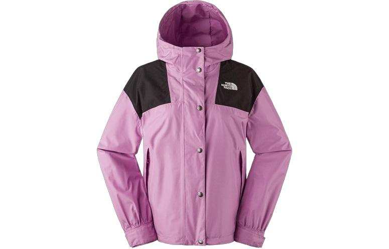 THE NORTH FACE Urban Exploration Windbreaker Jackets Women's Purple Hooded Moderate