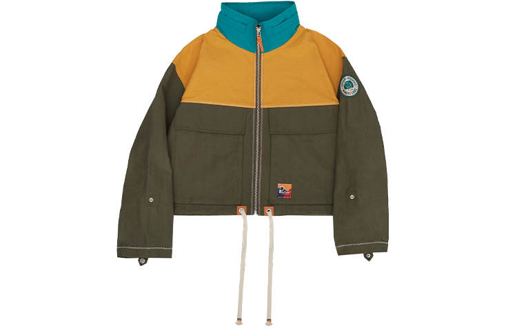 Penfield Cropped Coats Women's Olive Green Lapel Moderate