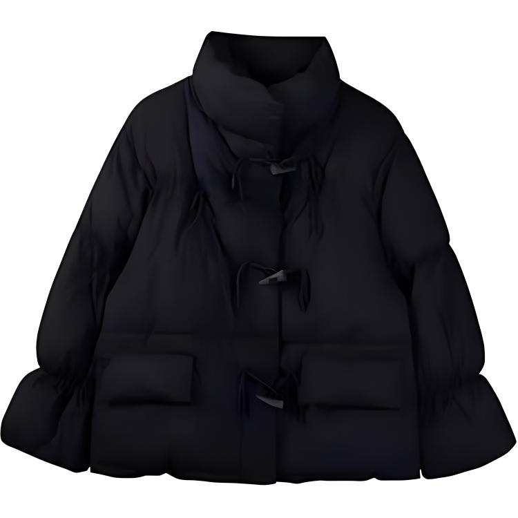 Qiuerle Down Jackets Women's Stand Collar Thickened