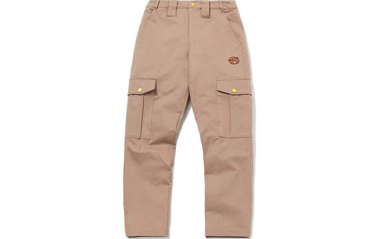 Li-Ning Li Ning X LINE FRIENDS Sports Fashion Collection Casual Pants Women's Cartoon Umber Moderate Straight Fit Pants