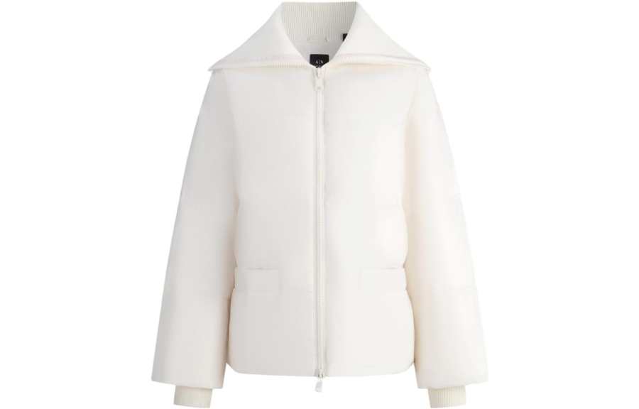 ARMANI EXCHANGE FW23 Puffer Jacket Women's White