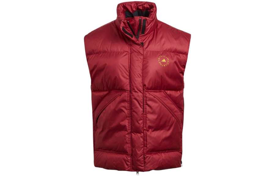 Adidas adidas By Stella McCartney Padded Winter Gilet 'Collegiate Burgundy'