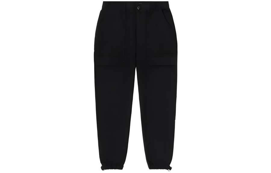 Vans Vans Knitted Sweatpants Women's Black Thickened Cuffed Pants