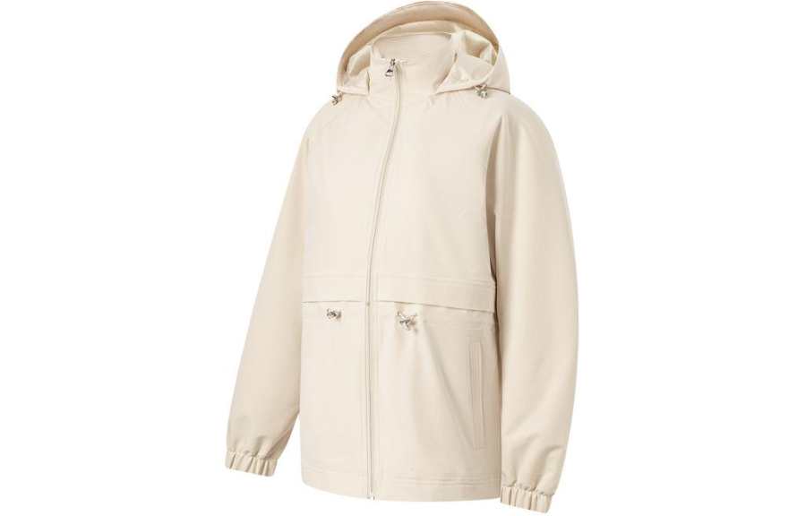 Li-Ning Li Ning Fitness Series Trench Coat Women's Sand Gravel Gray