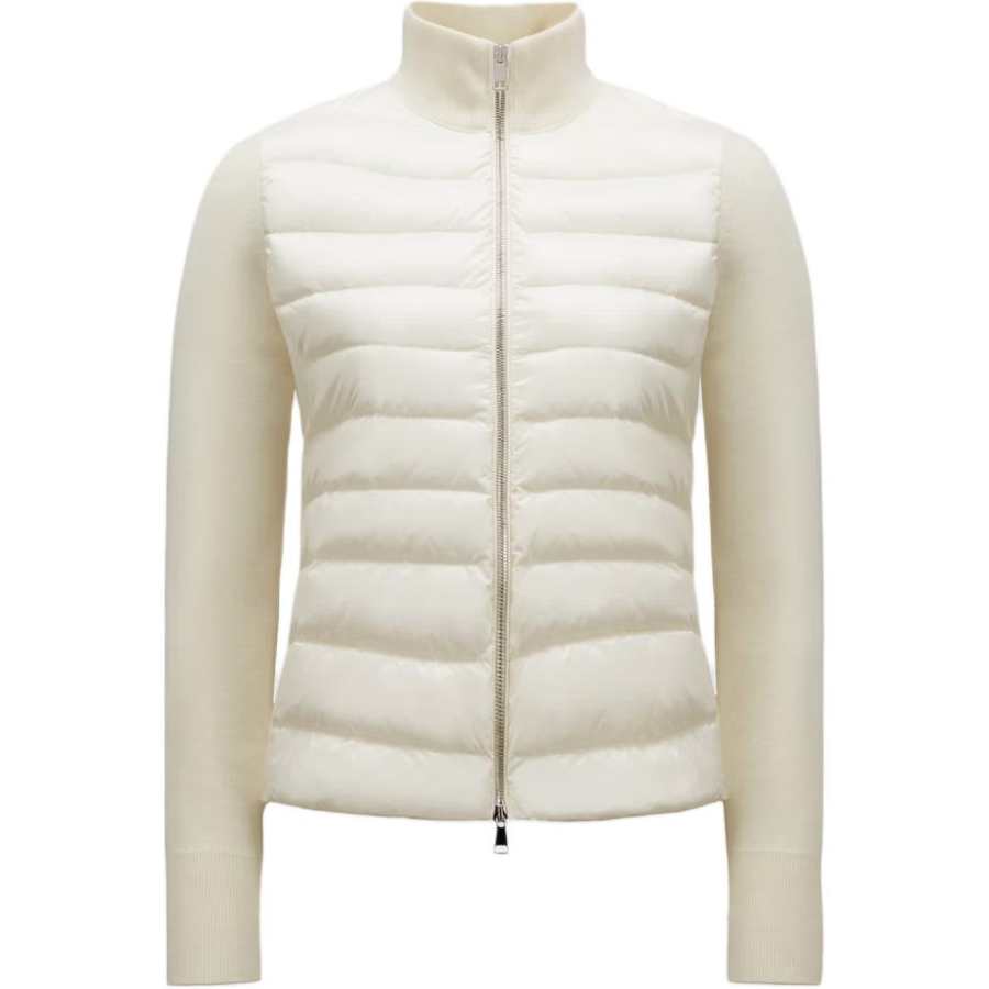 Moncler Moncler Logo Patch Quilted Padded Cardigan