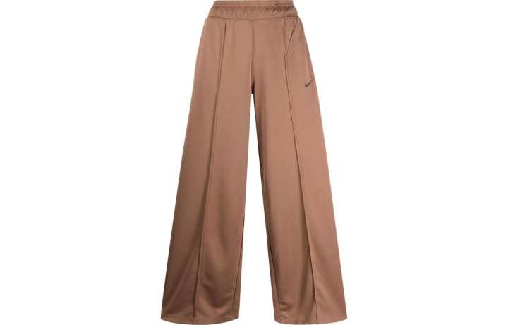 Nike Nike Knitted Sweatpants Women's Brown Moderate Wide Leg Pants