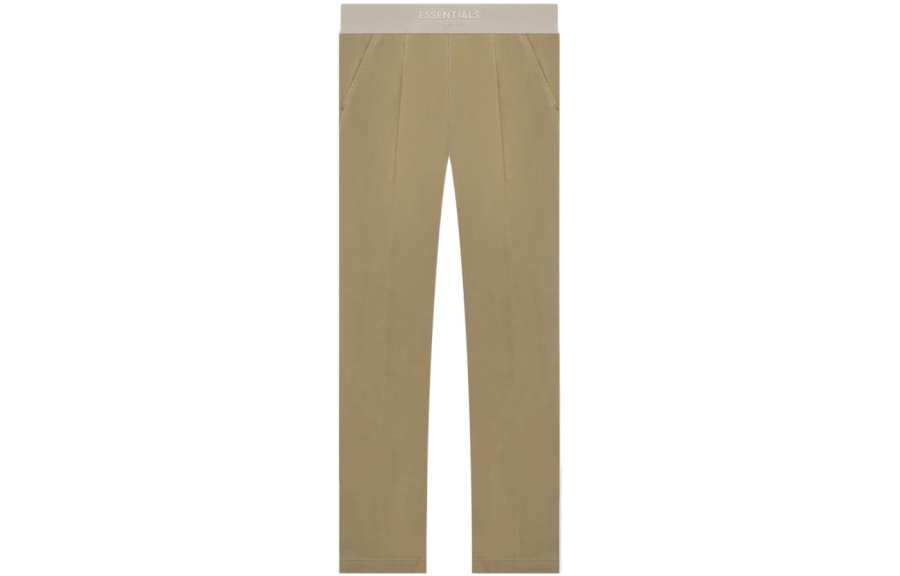 Fear Of God Essentials SS22 Casual Pants Women's Oak Brown Moderate Straight Fit Pants