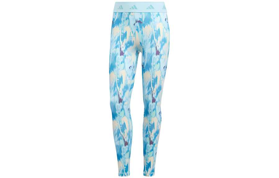 Adidas Adidas Lift Your Mind Techfit 7/8 Leggings Casual Pants Women's Blue