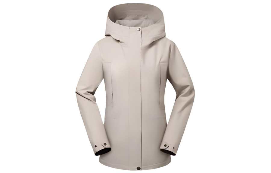 Jack Wolfskin Outdoor Hiking Waterproof, Windproof, And Water Repellent Windbreaker Jacket Women's