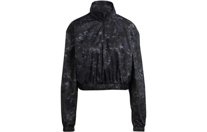Adidas Adidas Cropped Coats Women's Black Stand Collar Moderate