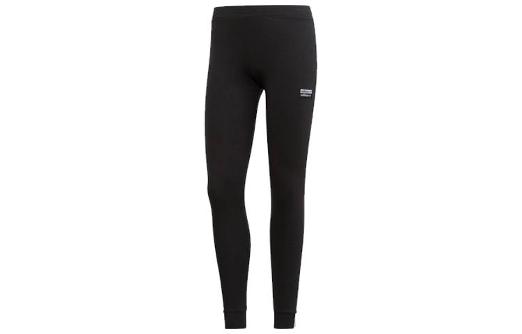 Adidas Originals Vocal CLASSICS 3 Knitted Sweatpants Women's Black Moderate Cuffed Pants