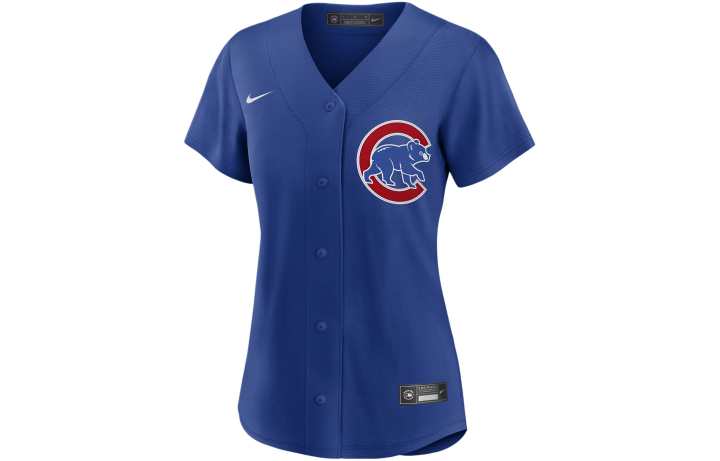 Nike Nike MLB Collaboration Chicago Cubs Baseball Jacket Women's Blue