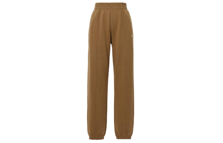 Nike Nike Knitted Sweatpants Women's Brown Moderate Cuffed Pants