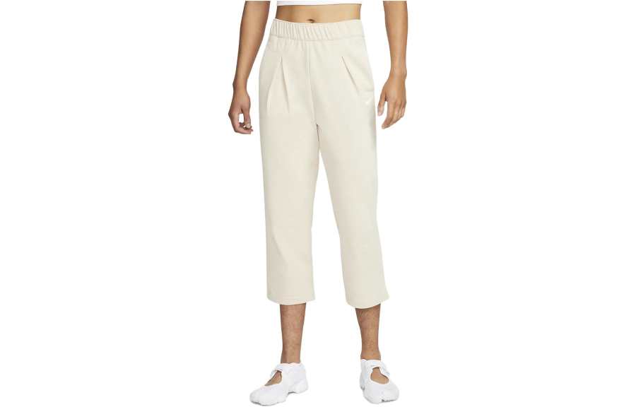 Nike Nike Knitted Sweatpants Women's Khaki Moderate Straight Fit Pants