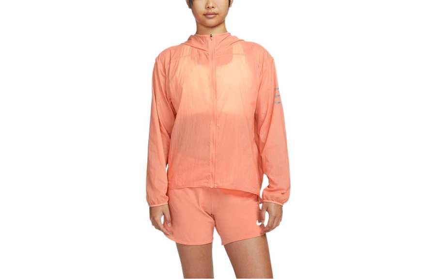 Nike Nike Sun Protection Clothing Women's Light Madder Root Umber Hooded Moderate