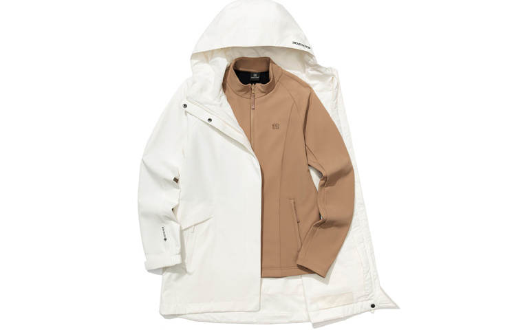 KOLON SPORT PERFORMANCE 3 in 1 Windbreaker Jacket Winter Women's
