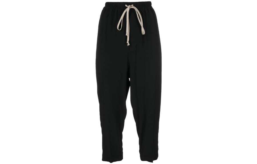 RICK OWENS Casual Pants Women's Black Moderate Cuffed Pants