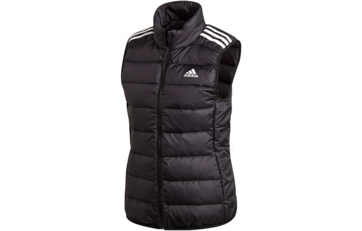 Adidas Adidas Down Vests Women's Black Stand Collar Moderate Urban Techwear