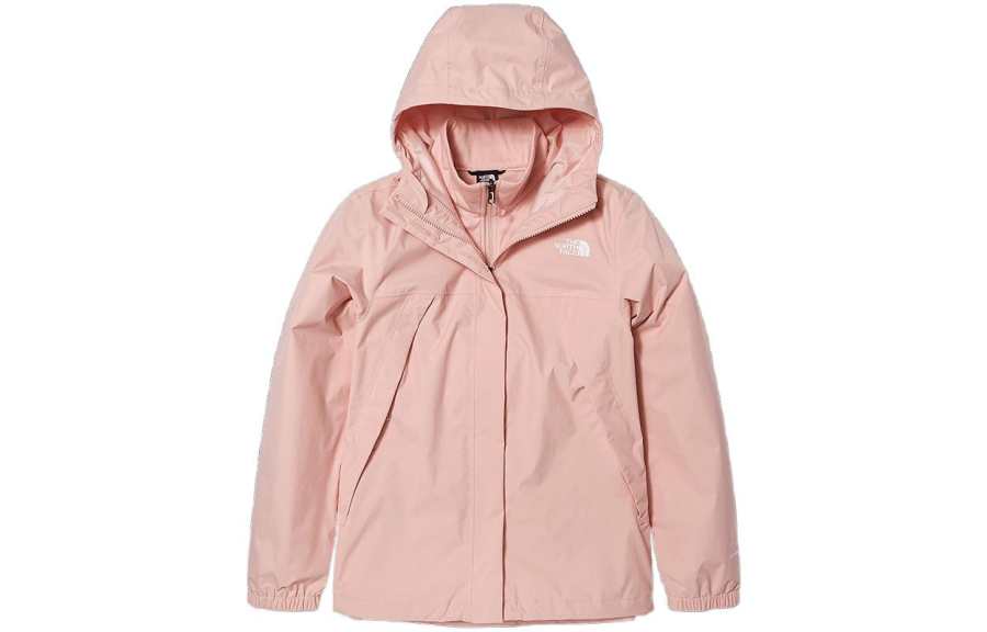 THE NORTH FACE Outdoor Hiking Waterproof, Windproof, Breathable, And Thermal Windbreaker Jacket Women's Pink