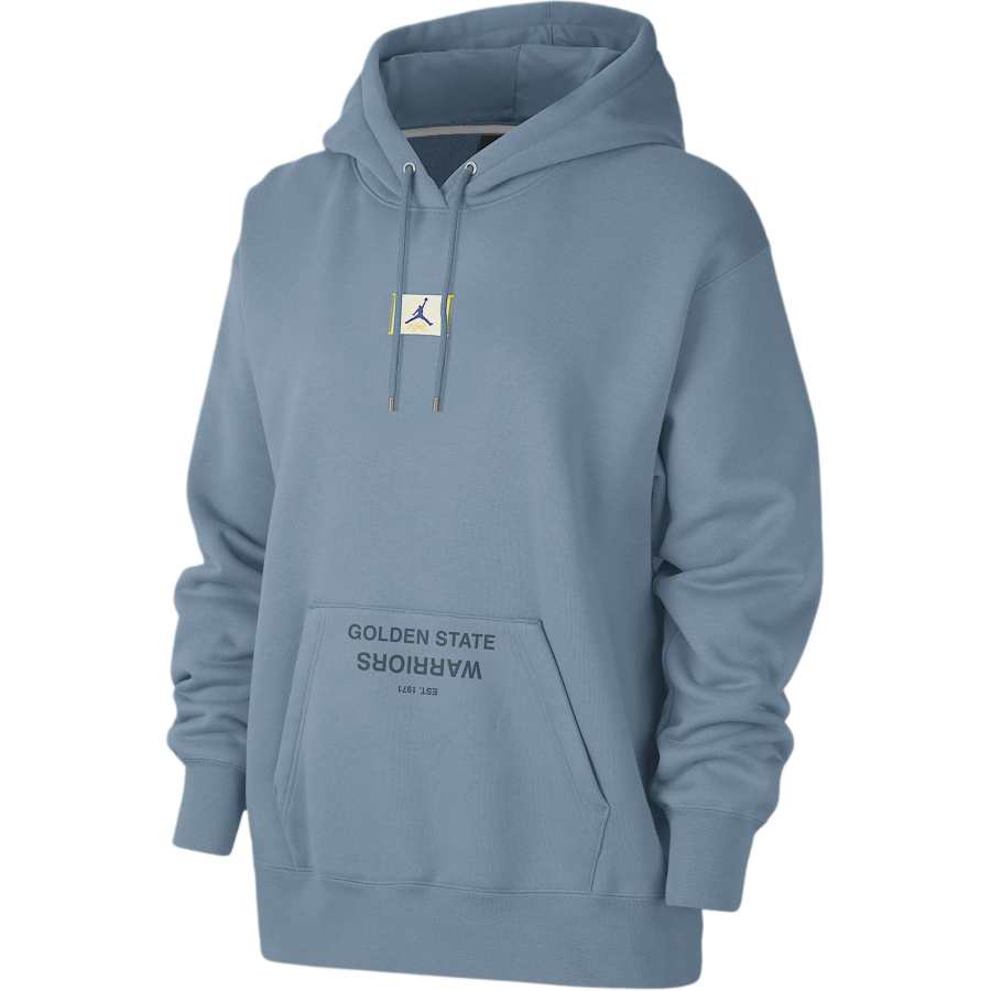 Jordan Jordan Golden State Warriors Flight Fleece Women's Jordan Nba Satin-Lined Pullover Hoodie