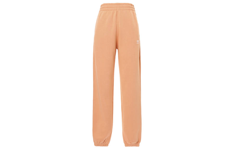 Adidas Originals Knitted Sweatpants Women's Light Pink Moderate Cuffed Pants