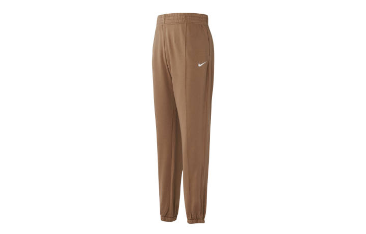 Nike Nike Sportswear Essentials Knitted Sweatpants Women's Antique Brown Thickened Cuffed Pants