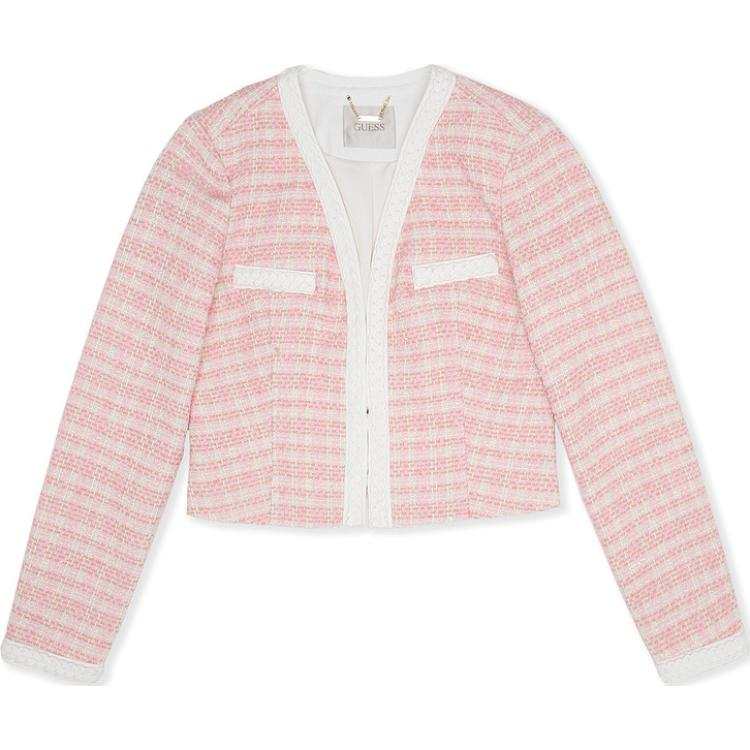 GUESS Cropped Coat Women's Pink