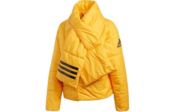 Adidas Adidas Cropped Coats Women's Gold Stand Collar Moderate