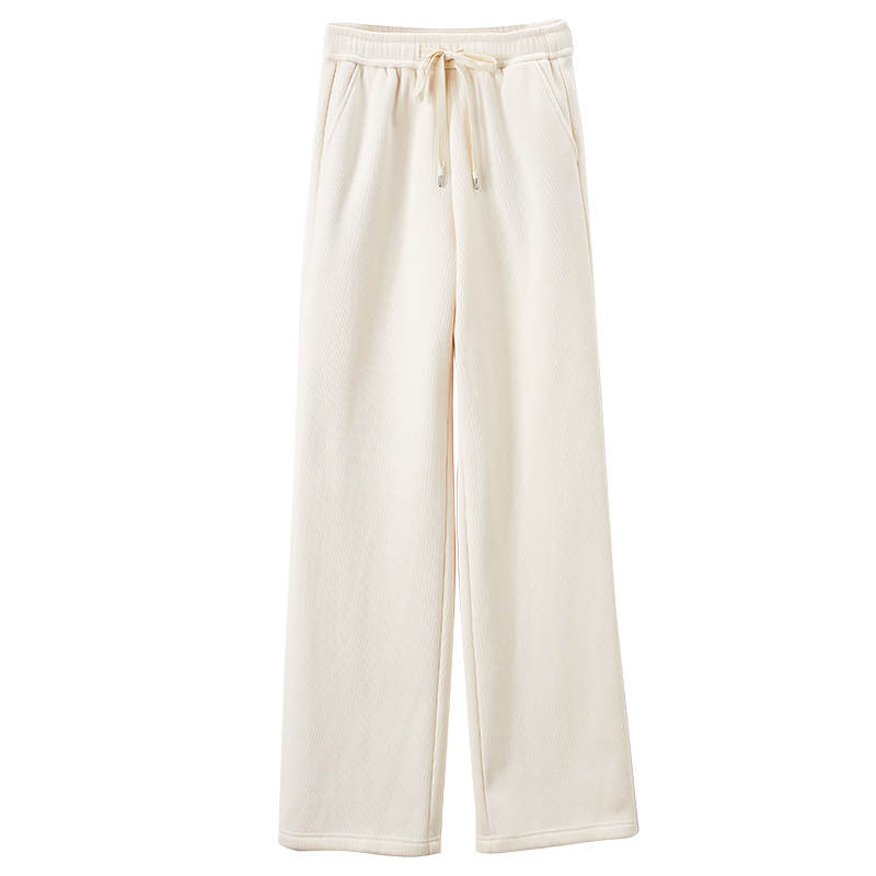 XIANGYING Casual Pants Women's Moderate Wide Leg Pants