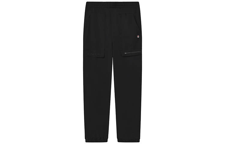 FILA Casual Pants Women's Jet Black Thin Cuffed Pants