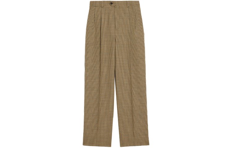 CELINE Casual Pants Women's Yellow Moderate Straight Fit Pants