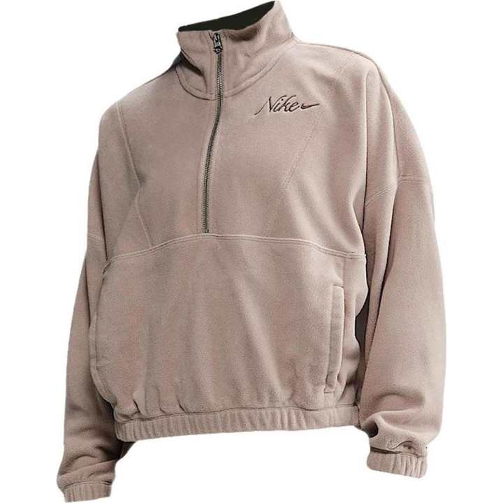 Nike Nike Sweatshirts Women's Beige Stand Collar Thickened