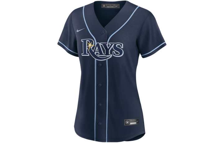 Nike Nike MLB Collaboration Tampa Bay Rays Baseball Jacket Women's Marine Blue