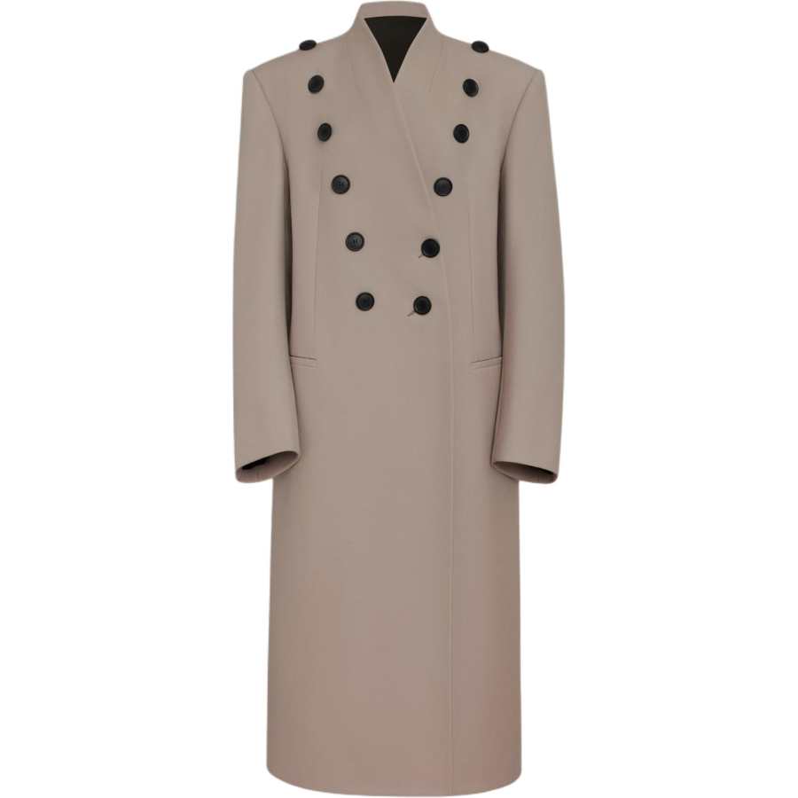Alaia Coats Women's Khaki Moderate