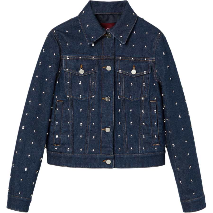 GUCCI SS24 Denim Jacket Women's Blue