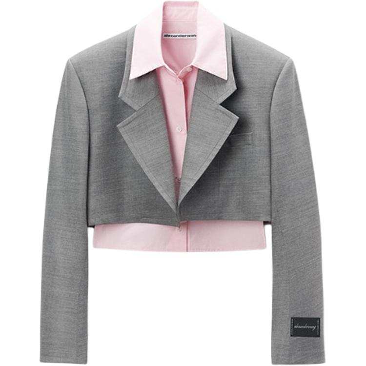 Alexander Wang Alexander Wang layered cropped blazer