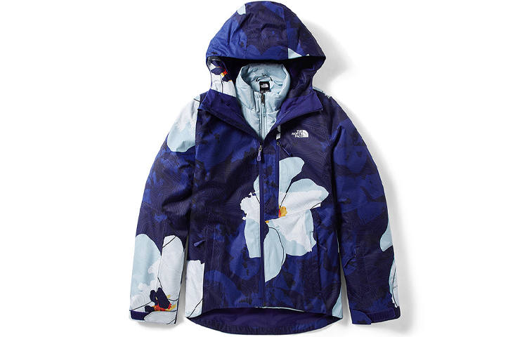 THE NORTH FACE 1994 Collection Windbreaker Jackets Women's Blue Hooded Moderate
