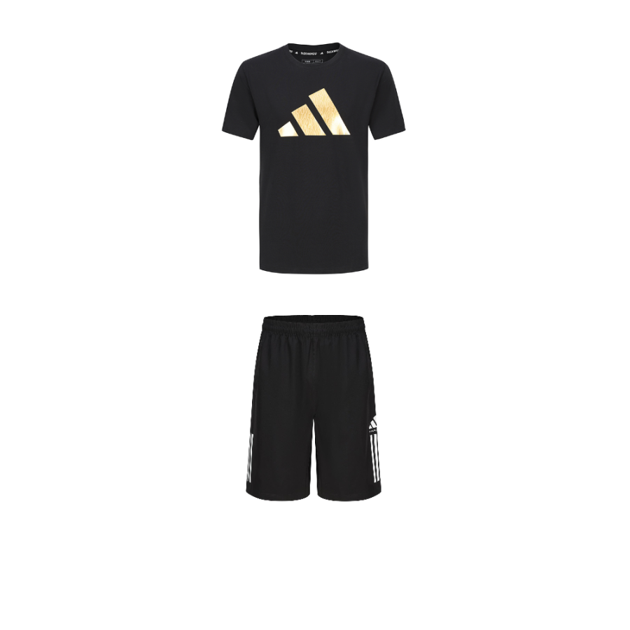 Adidas Adidas Taekwondo Casual Sportswear Men's Set Black