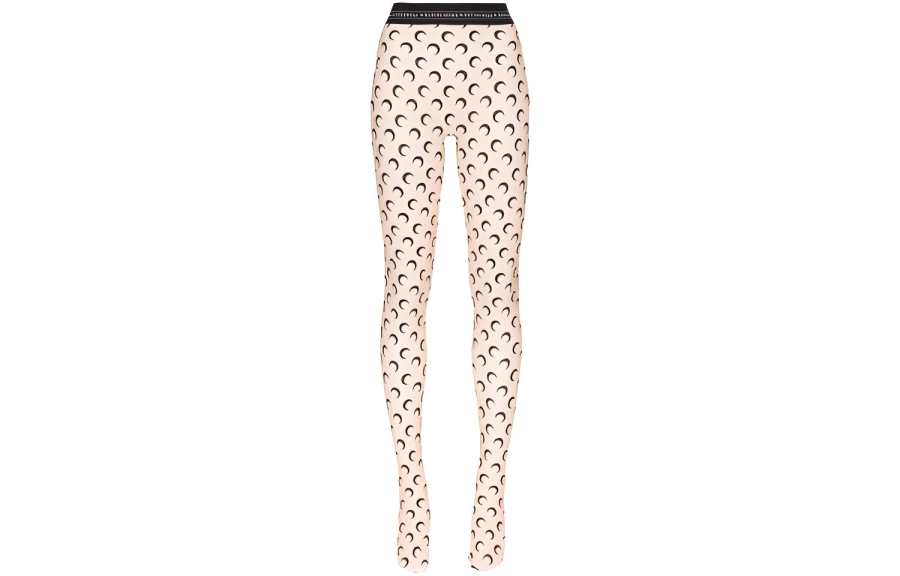 Marine Serre Leggings Women's Beige Moderate