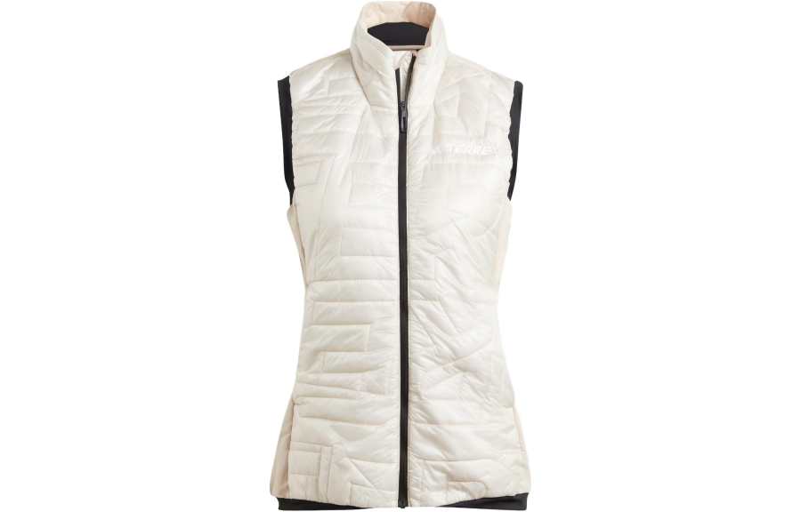 Adidas Adidas Vests Women's White Stand Collar Moderate Other