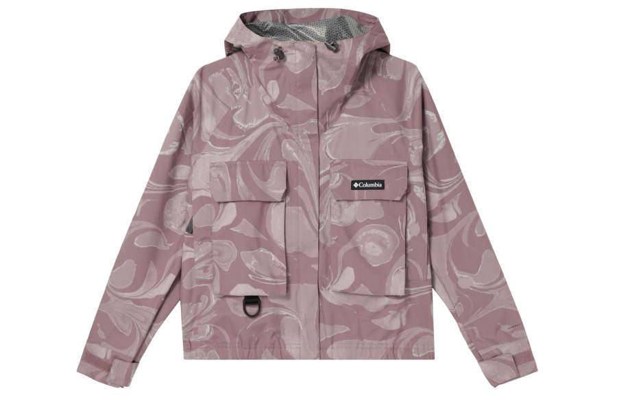 Columbia Waterproof Windbreaker Jacket Women's Pink