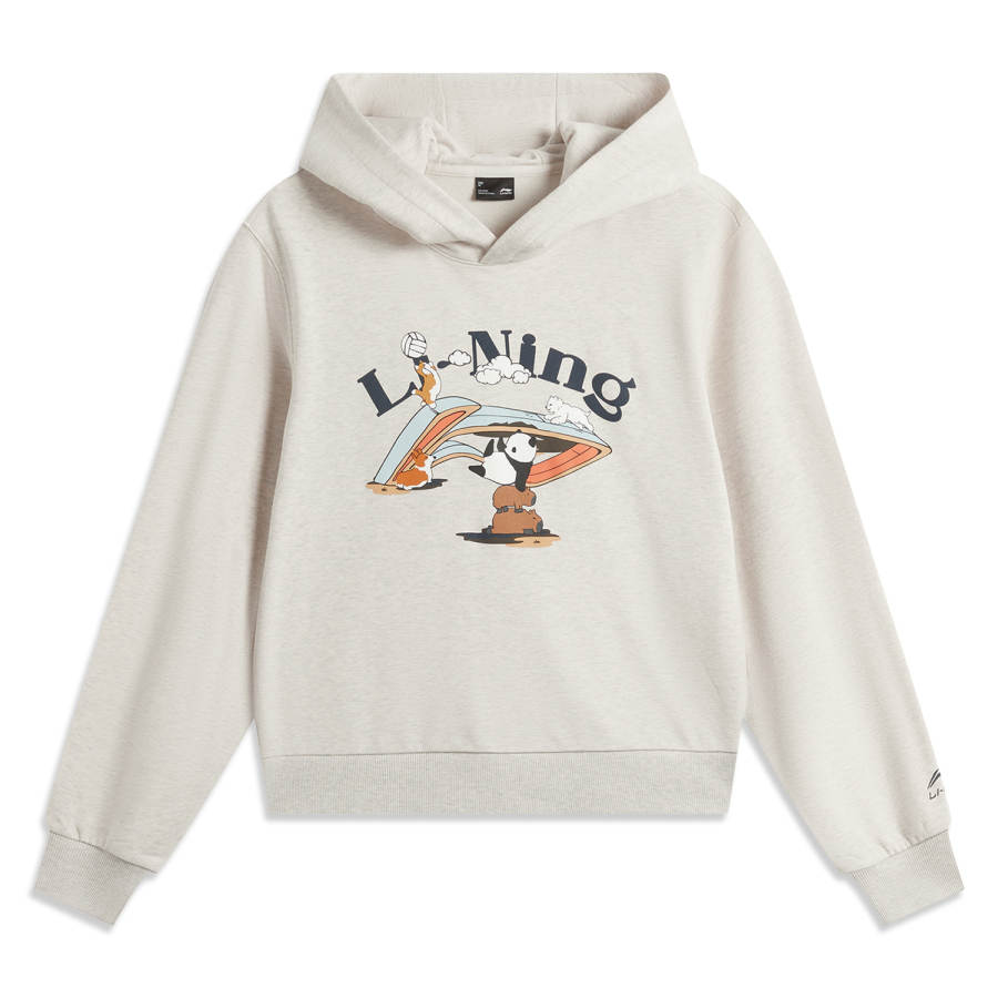 Li-Ning Li Ning Sweatshirt Women's Heather Gray Tile Gray