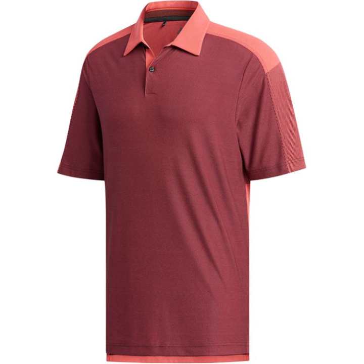 Adidas Adidas Polo Shirts Men's Red Lapel Moderate Straight Fit