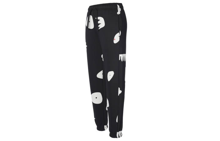 Jordan Jordan Knitted Sweatpants Women's Black Moderate Cuffed Pants