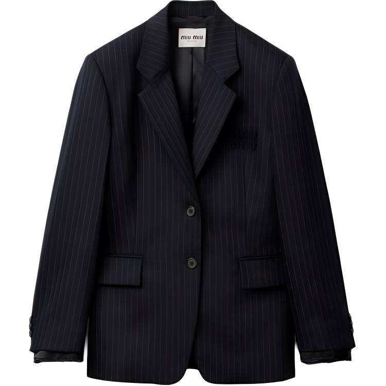 MIU MIU Business Suit Coat Women's Blue