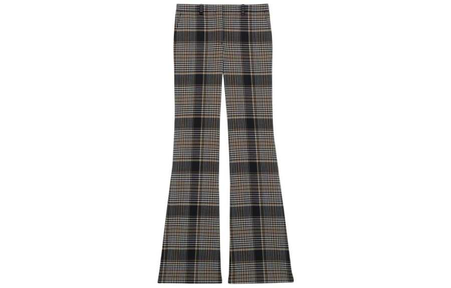THEORY Casual Pants Women's Brown Moderate Flared Pants