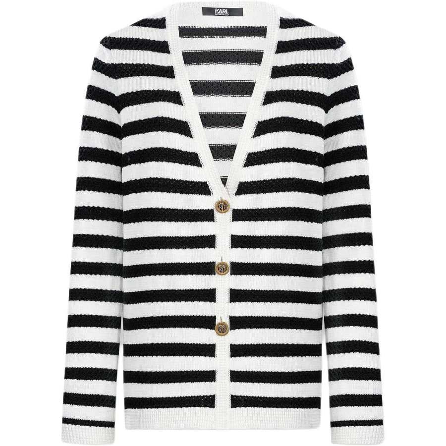KARL LAGERFELD / Karl Lagerfeld Jeans Knitwear Women's Black White